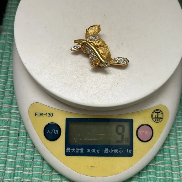 🖤RARE💕ATTWOOD Beaver 🦫 brooch